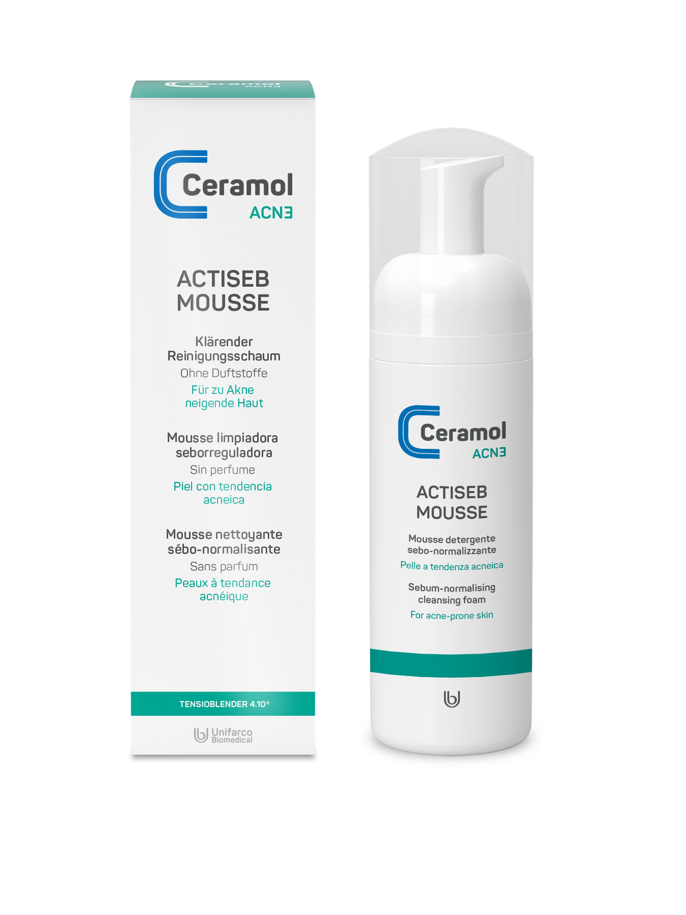 Ceramol actiseb mousse 150 ml