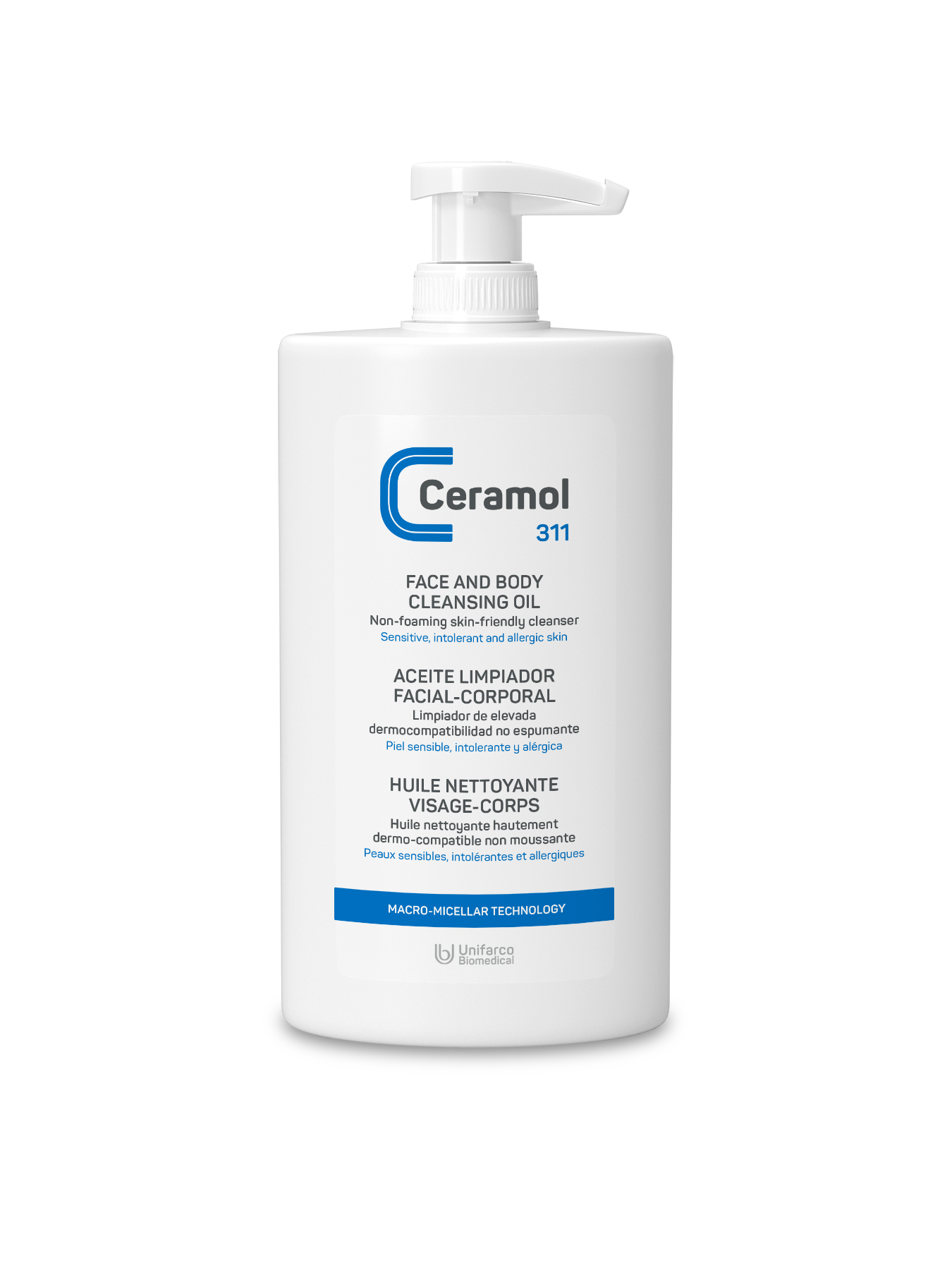 Ceramol aceite limpiador facial-corporal 311