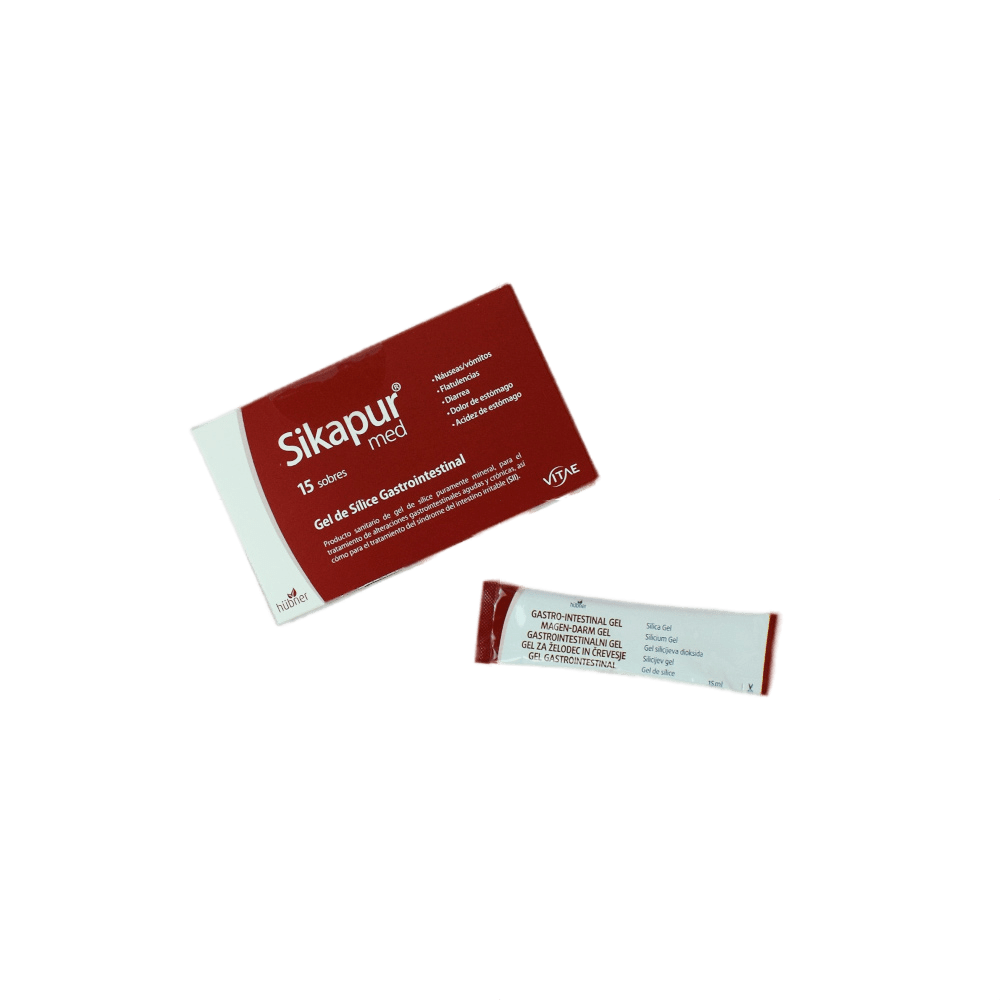 Sikapur med gel de sílice gastrointestinal 15 sobres