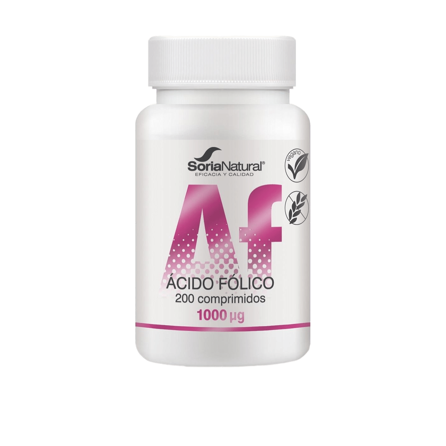 Soria Natural Ácido Fólico Liberación Sostenida 200 Comprimidos