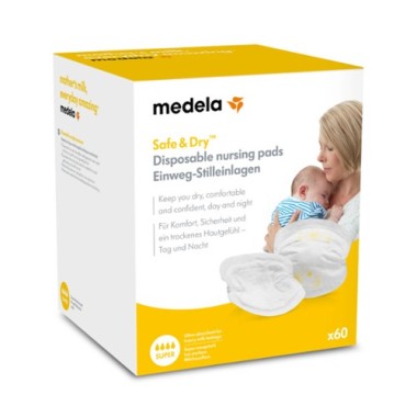 Discos absorbentes desechables Medela Safe & Dry™