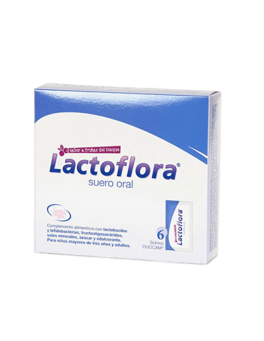 Lactoflora Suero Oral Sabor Frutas Del Bosque 6 Sobres